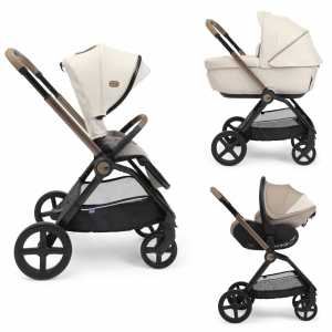 Cochecito Trio Chicco Mysa con Gran Comfort y First Seat Recline Amber Glow